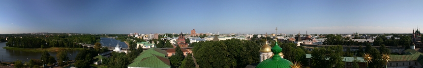 Russia. Yaroslavl (001_yaroslavl_pano30.jpg). Canon EOS 300D DIGITAL 11695 x 1950 (Taken: 17/08/2006 10:07:26)