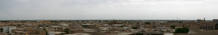 Uzbekistan. Xiva (007_uzbekistan_pano27.jpg). Canon EOS 300D DIGITAL 7127 x 1905 (Taken: 05/05/2007 09:07:47)