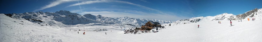 Val Thorens.  Tete Ronde (062_vt_pano20.jpg). Canon DIGITAL IXUS 850 IS 11647 x 2346 (Taken: 19/03/2010 18:32:14)