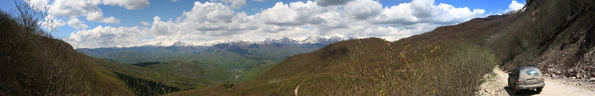 Geogria. Racha. Shkmeri (084_georgia2_pano22.jpg). Canon EOS 5D 19259 x 3078 (Taken: 07/05/2010 14:15:36)