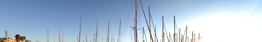 Spain. Barcelona. Rambla del Mar (118_barcelona_pano07.jpg). Canon EOS 5D 9288 x 4596 (Taken: 05/11/2010 19:00:11)