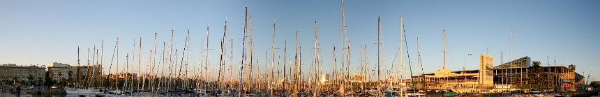 Spain. Barcelona. Rambla del Mar (119_barcelona_pano08.jpg). Canon EOS 5D 9221 x 2666 (Taken: 05/11/2010 19:14:27)