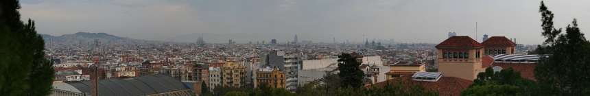 Spain. Barcelona. Montjuic (126_barcelona_pano16.jpg). Canon EOS 5D 13374 x 2745 (Taken: 07/11/2010 10:07:57)