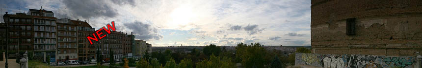 Spain. Madrid. Near Bas?lica de San Francisco el Grande (151_madrid_pano09.jpg). Canon EOS 5D 10796 x 2885 (Taken: 11/11/2011 18:36:17)